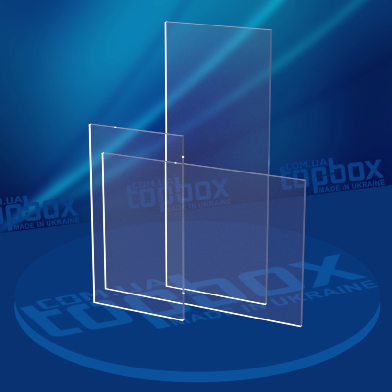 Лист акриловий розміром 200x200 мм. Товщина 5 мм