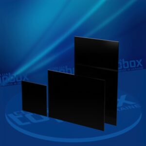 Чорний акрил розміром 200x300 мм. Товщина 3 мм