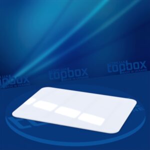 Столик для предметної зйомки білого кольору розміром 200x300 мм. Товщина 2 мм